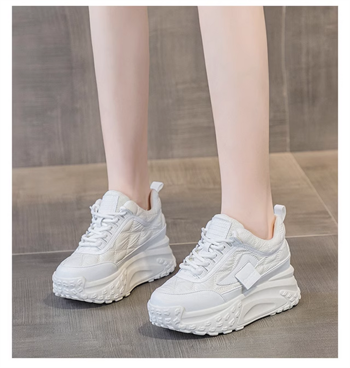 Wedge White Spor Shoes