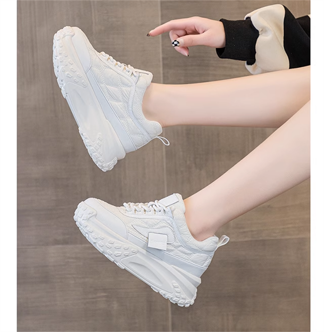 Wedge White Spor Shoes