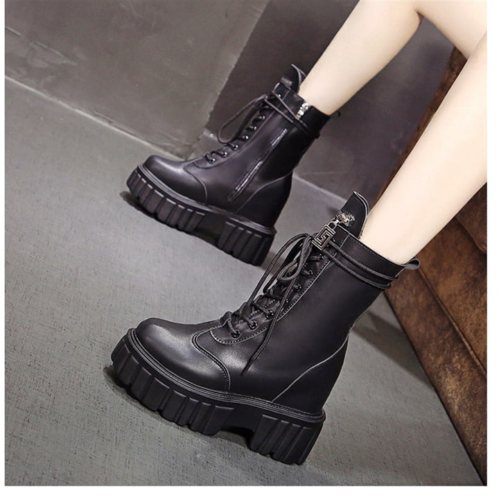 Wedge Pocketed Boots