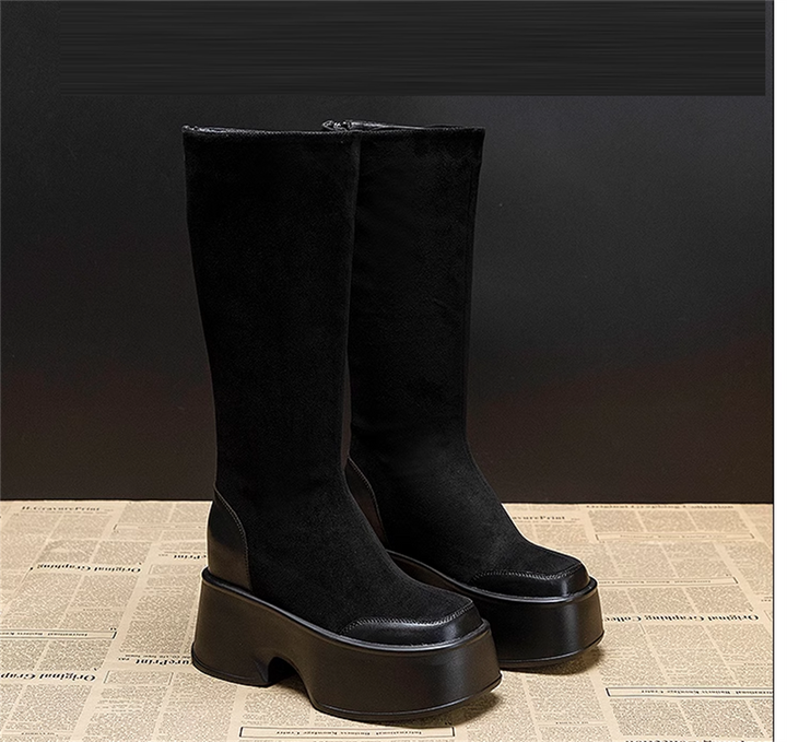 Hidden Heel Tall Boots