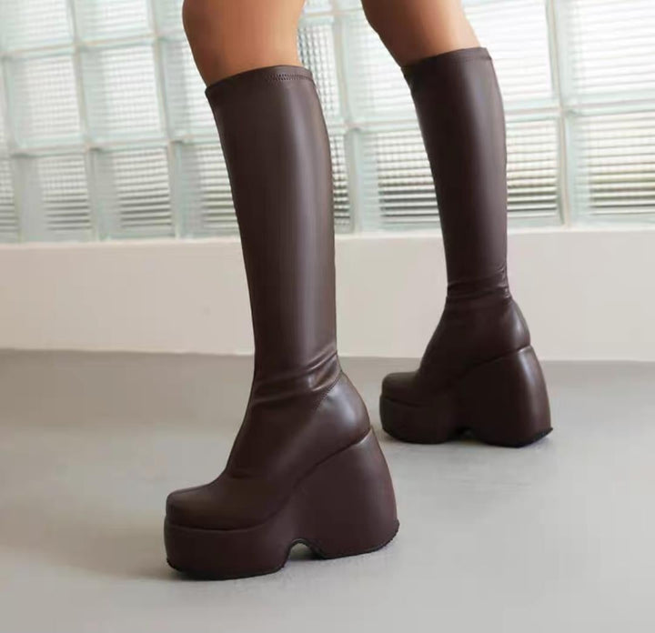 Wedge Tall Boots