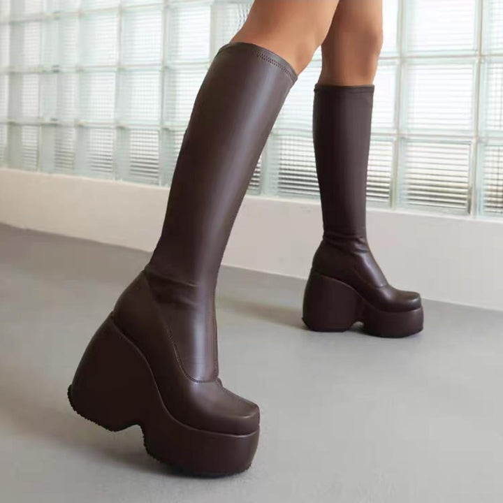 Wedge Tall Boots