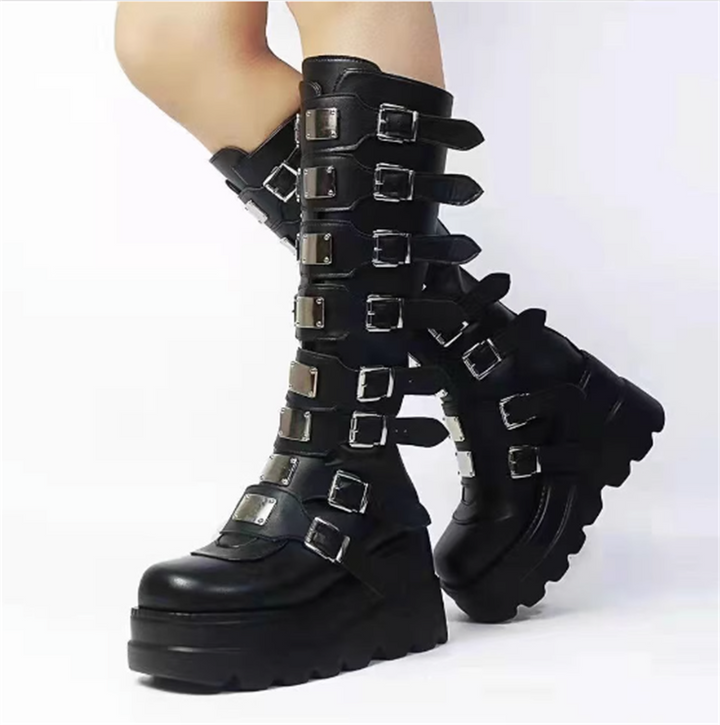Wedge Tall Boots