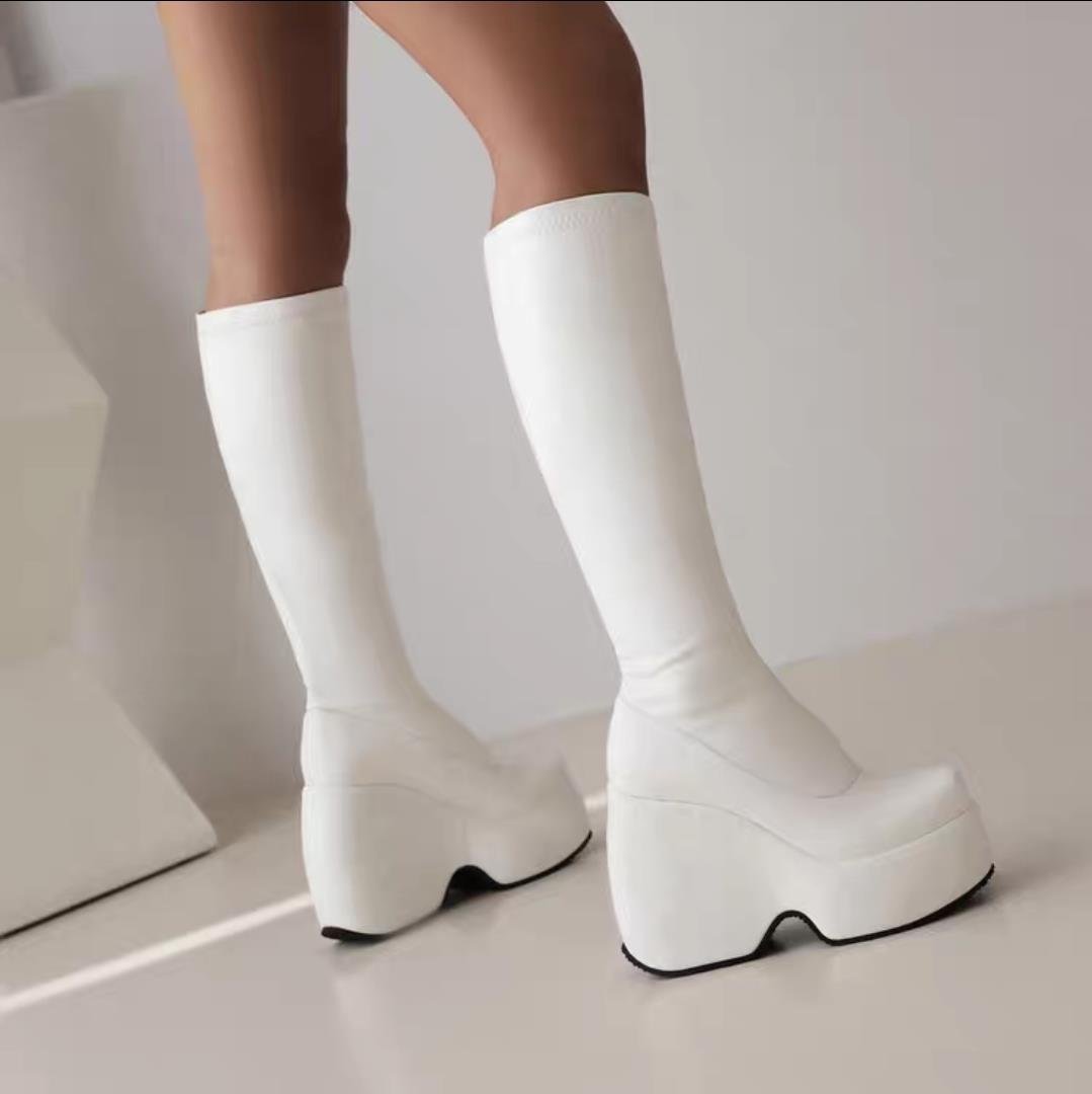 Wedge Tall Boots