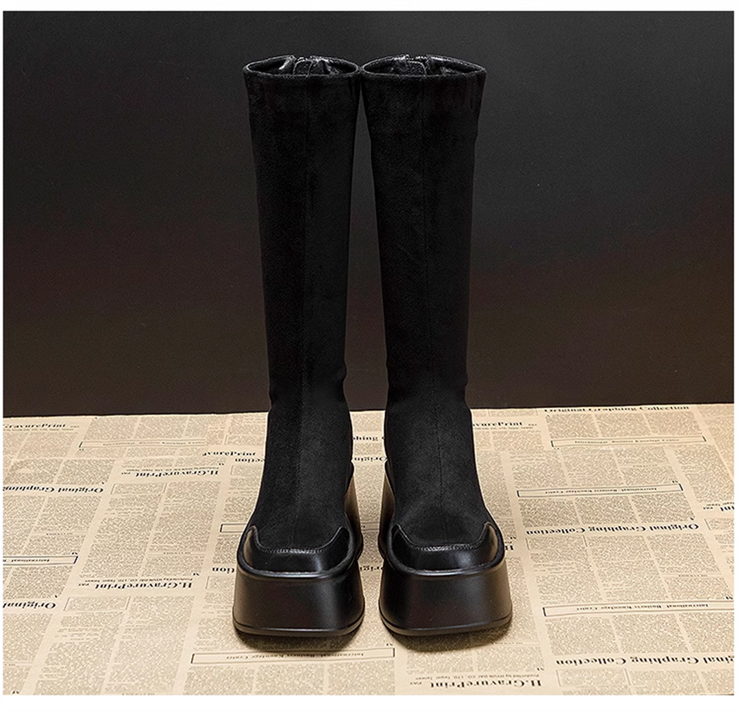 Hidden Heel Tall Boots