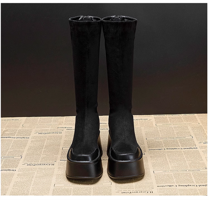 Hidden Heel Tall Boots