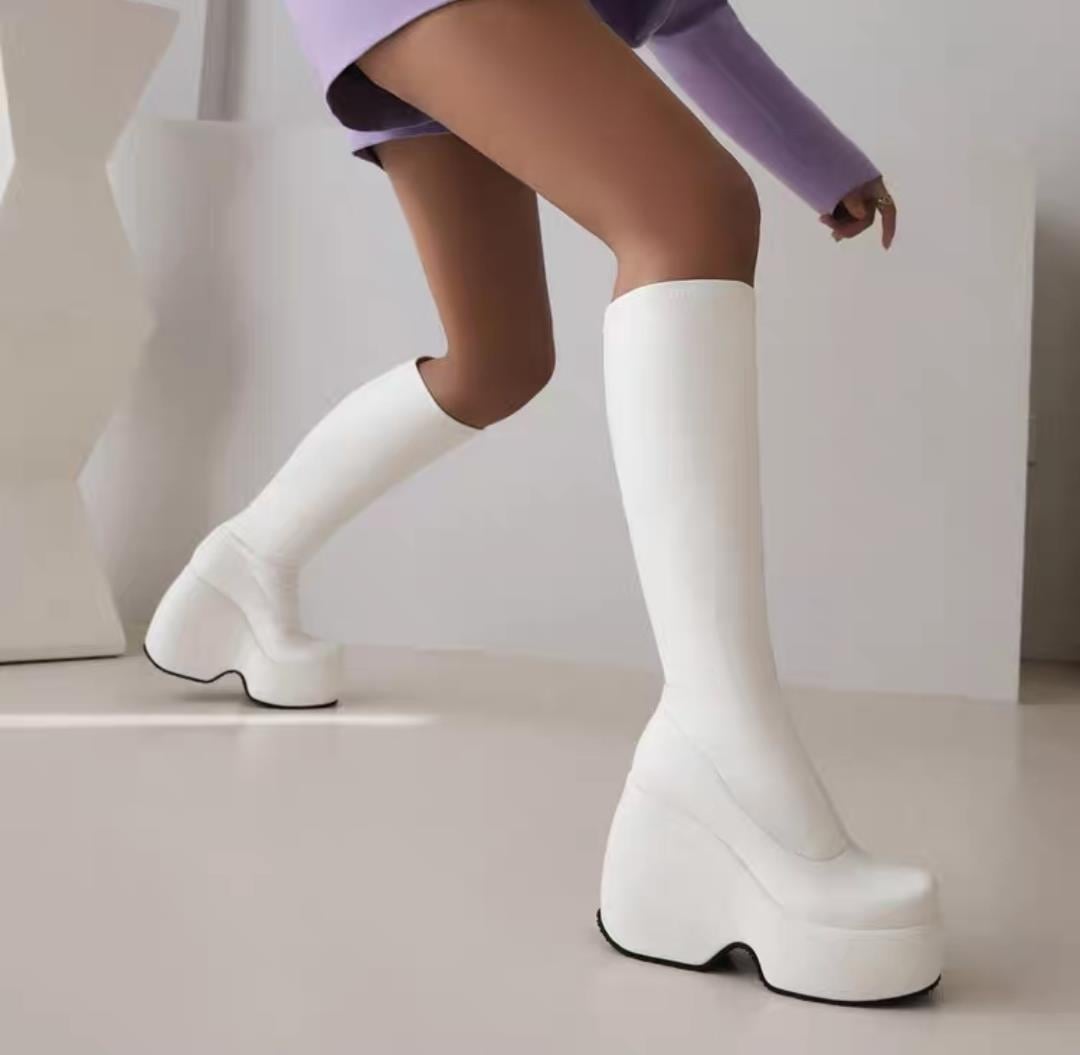 Wedge Tall Boots