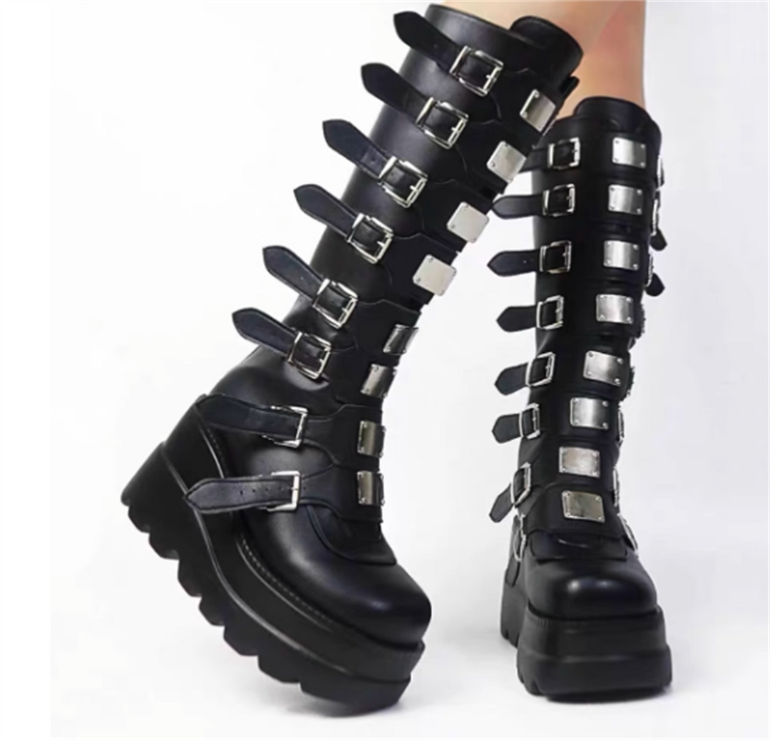 Wedge Tall Boots