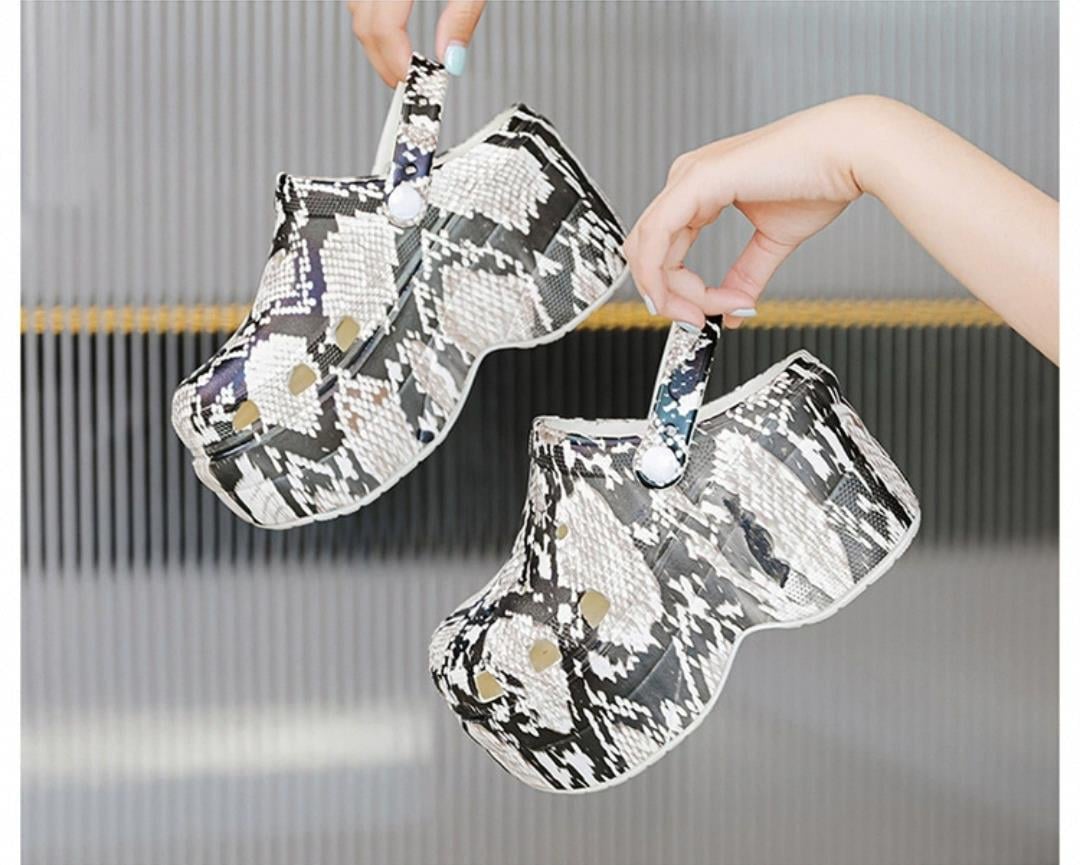 Wedge Crocs