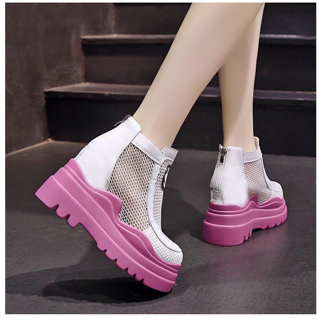 Wedge Summer Mesh Boots