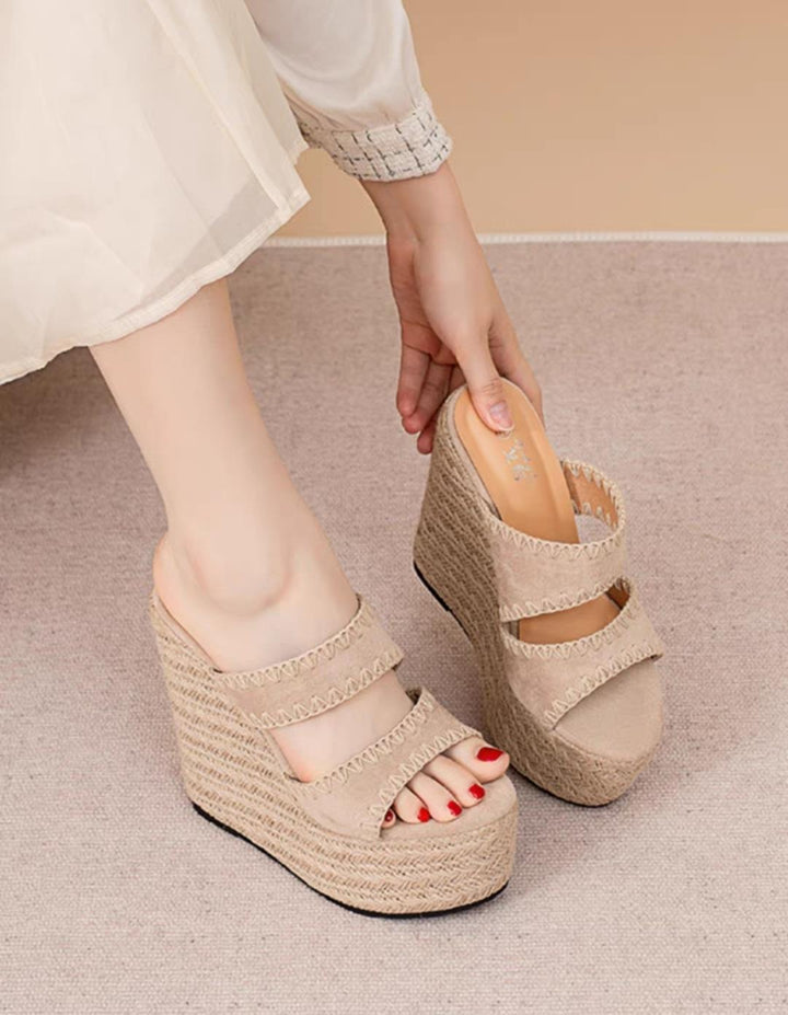 Wedge Straw Terlik