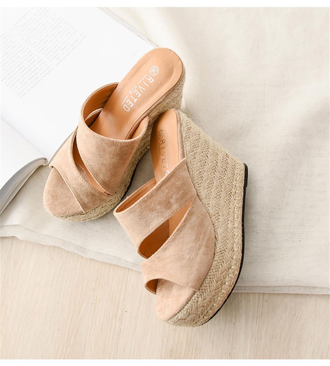 Wedge Straw Terlik