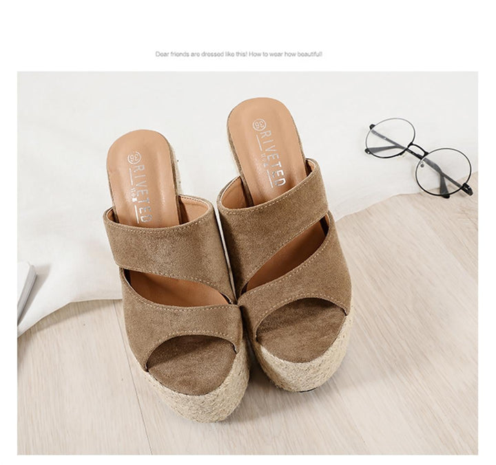 Wedge Straw Terlik