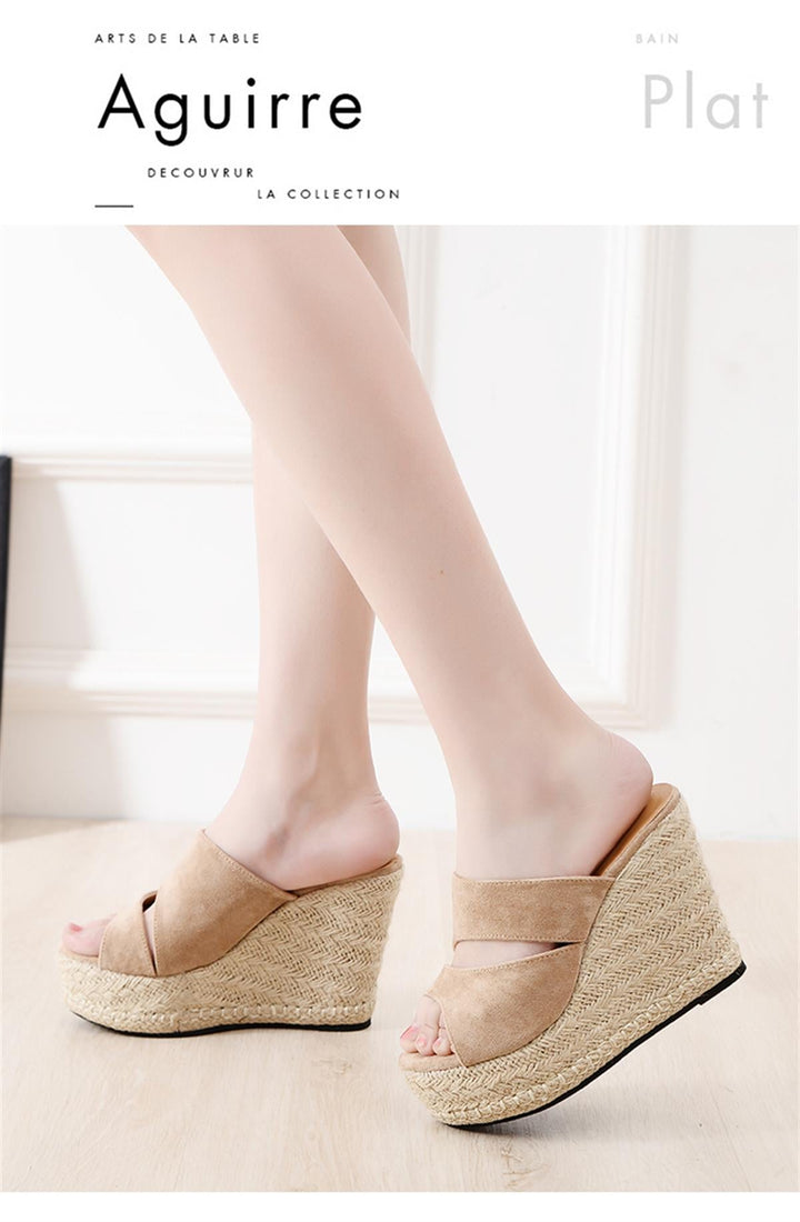 Wedge Straw Terlik