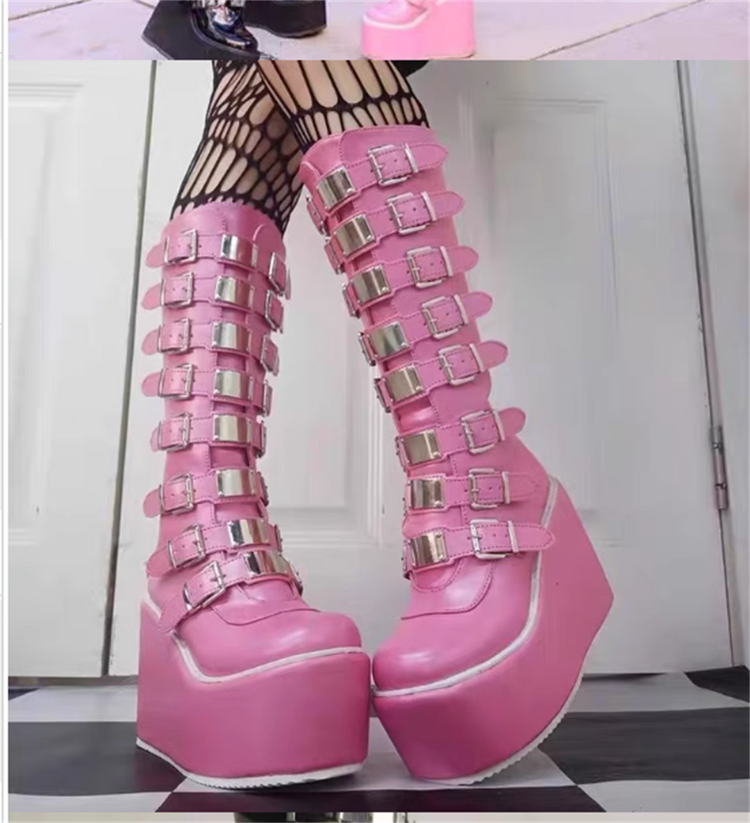 Wedge Pink Çizme