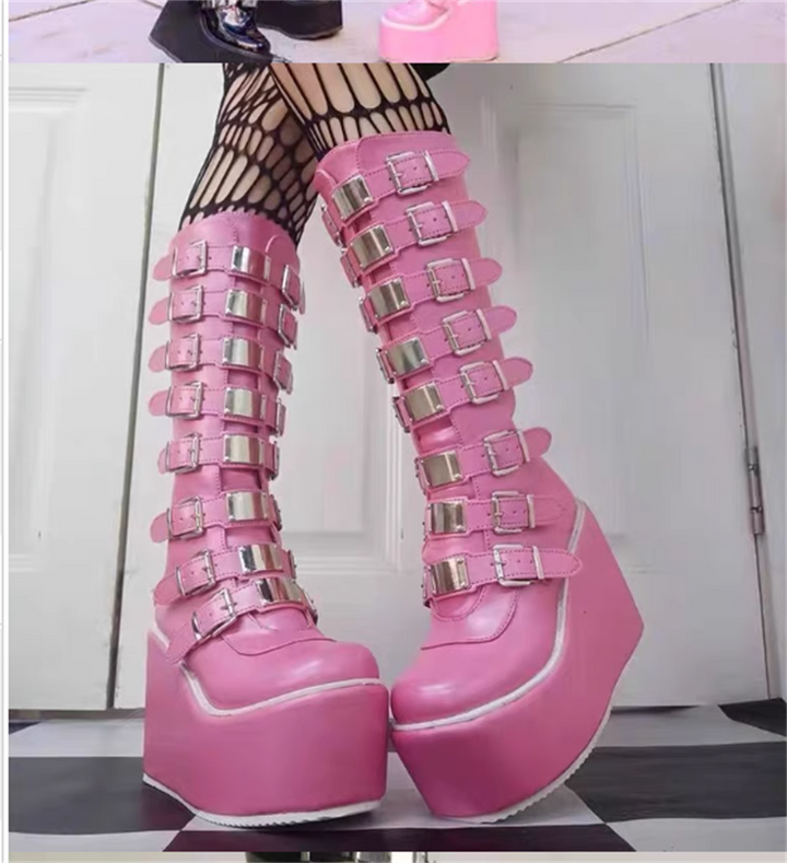 Wedge Pink Çizme