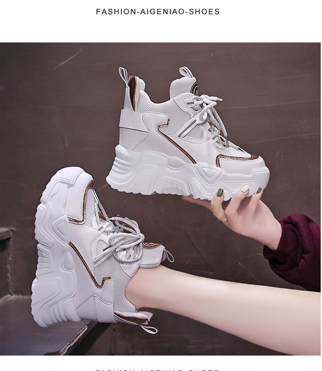 Wedge Sneakers 4.0-inch