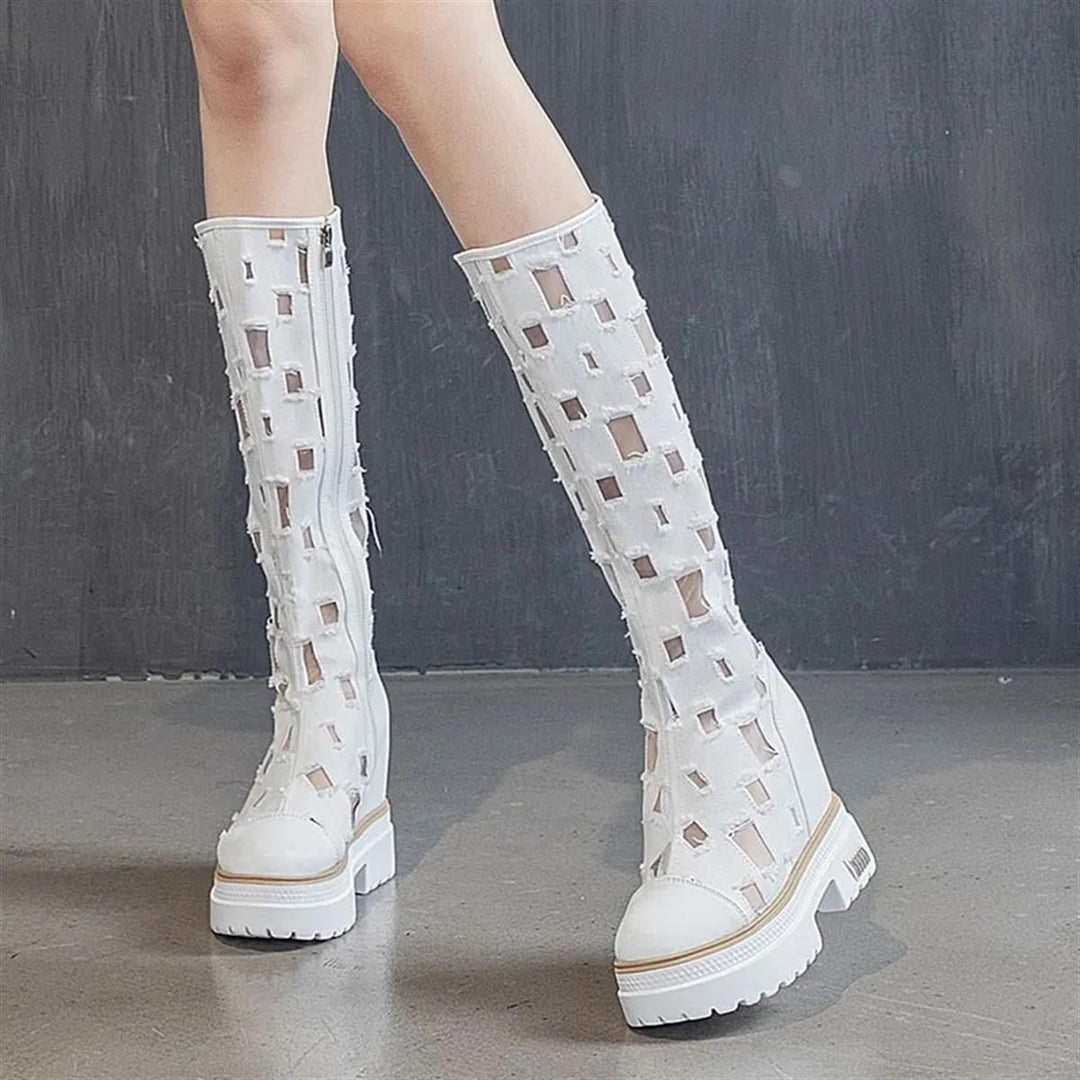 Wedge Summer Tall Boots