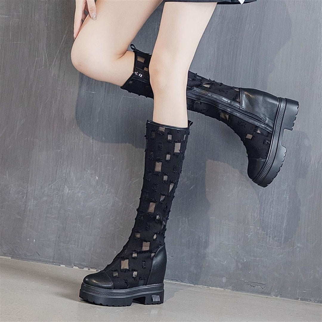 Wedge Summer Tall Boots