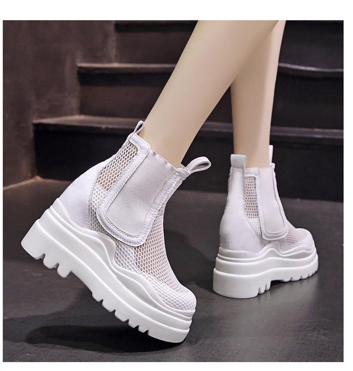Wedge Summer Mesh Boots