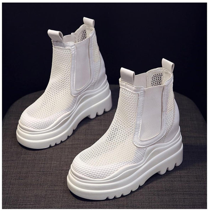 Wedge Summer Mesh Boots