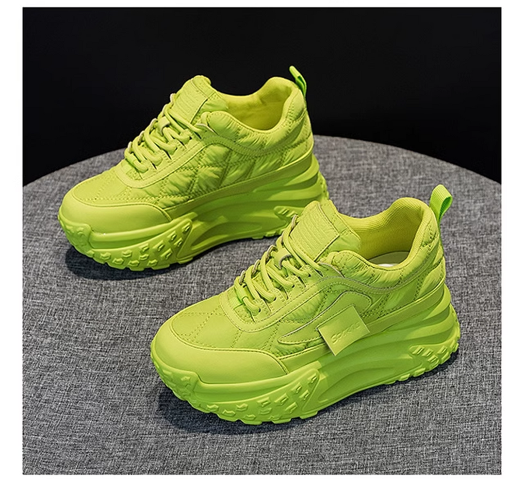 Wedge Green Spor Shoes