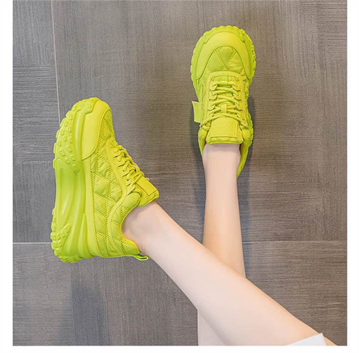 Wedge Green Sneakers