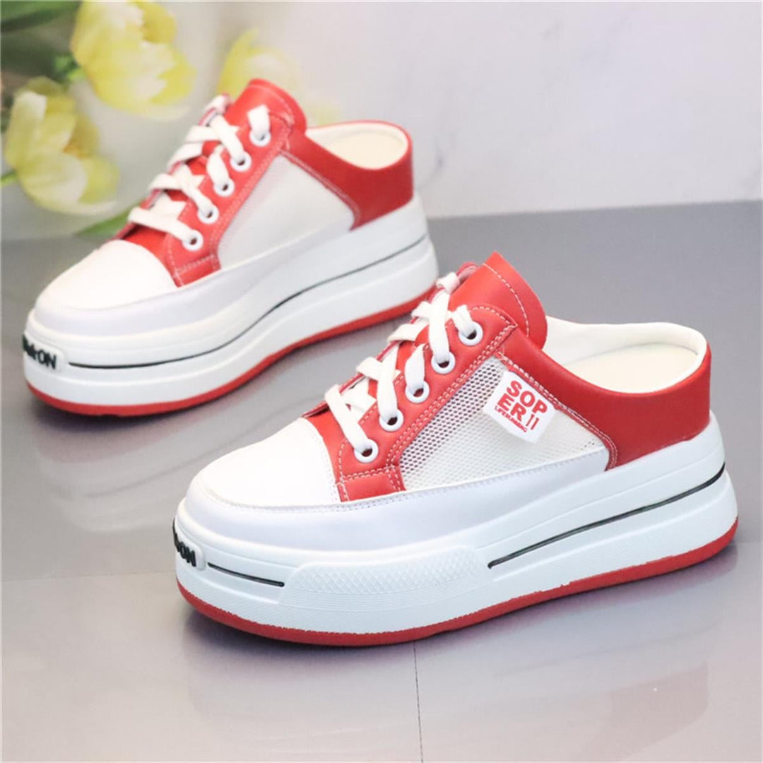 Wedge Heeled Spor Slippers