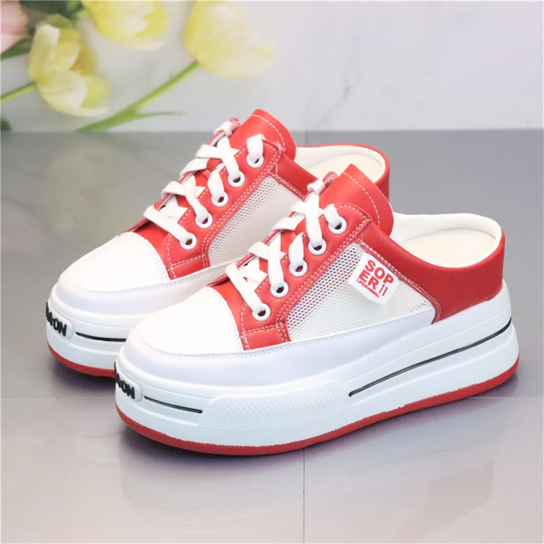 Wedge Heeled Spor Slippers