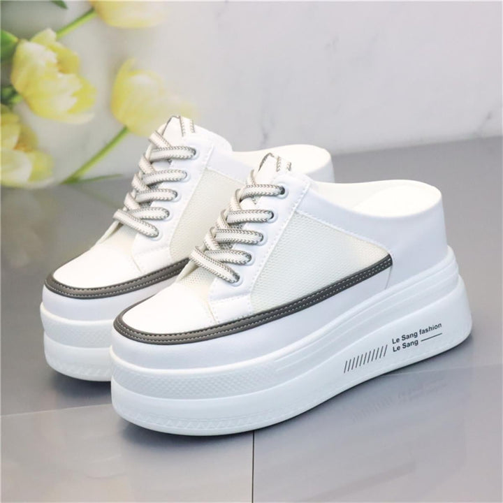 Wedge Heeled Spor Slippers