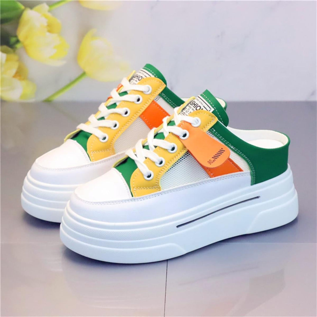 Wedge Heeled Spor Slippers