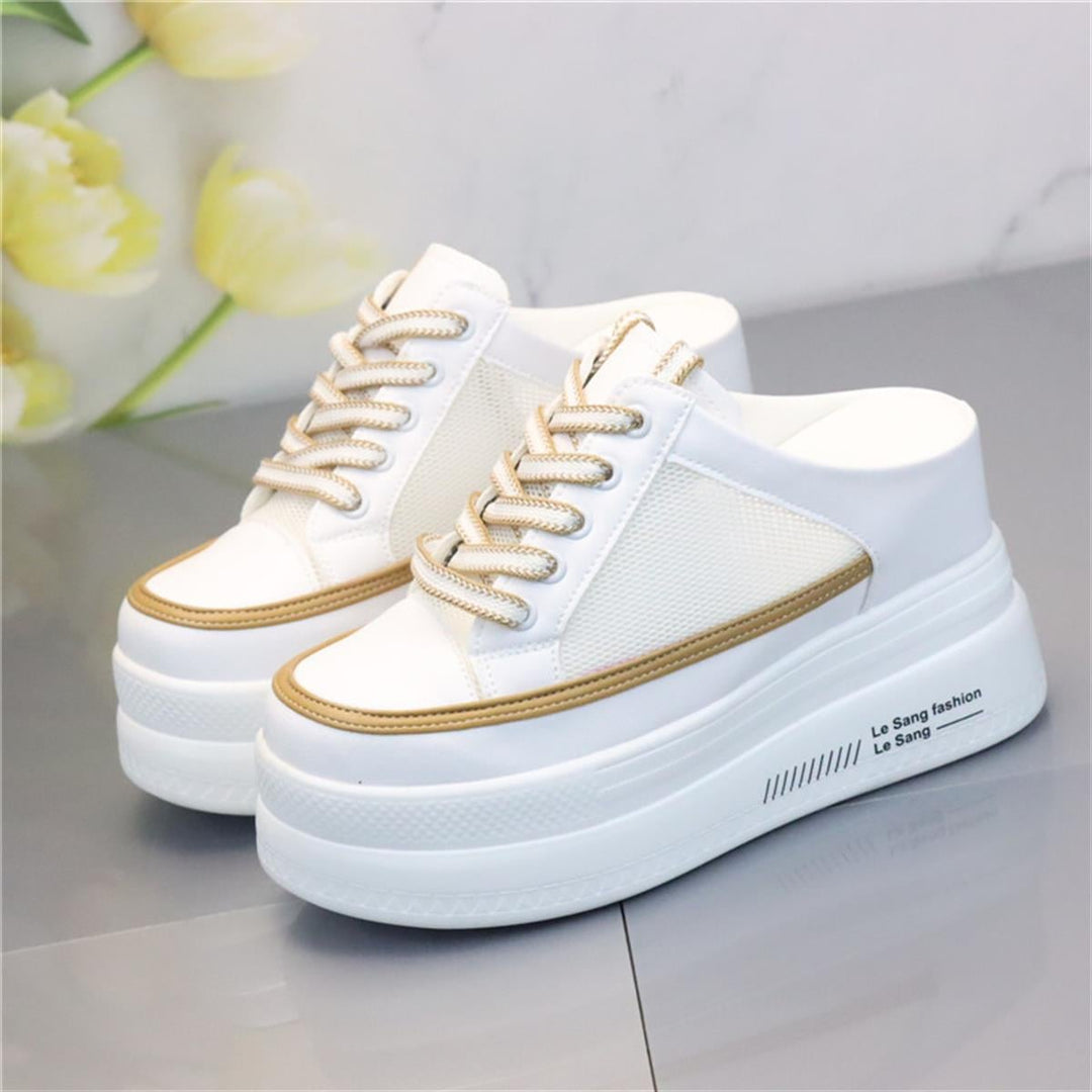 Wedge Heeled Spor Slippers