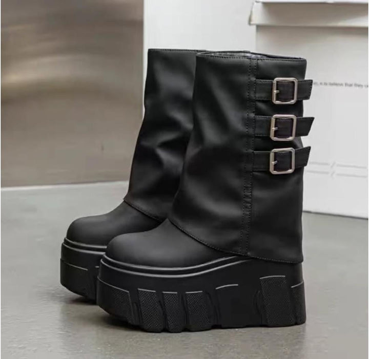 Frank Hidden Heel Boots 5.5-inch