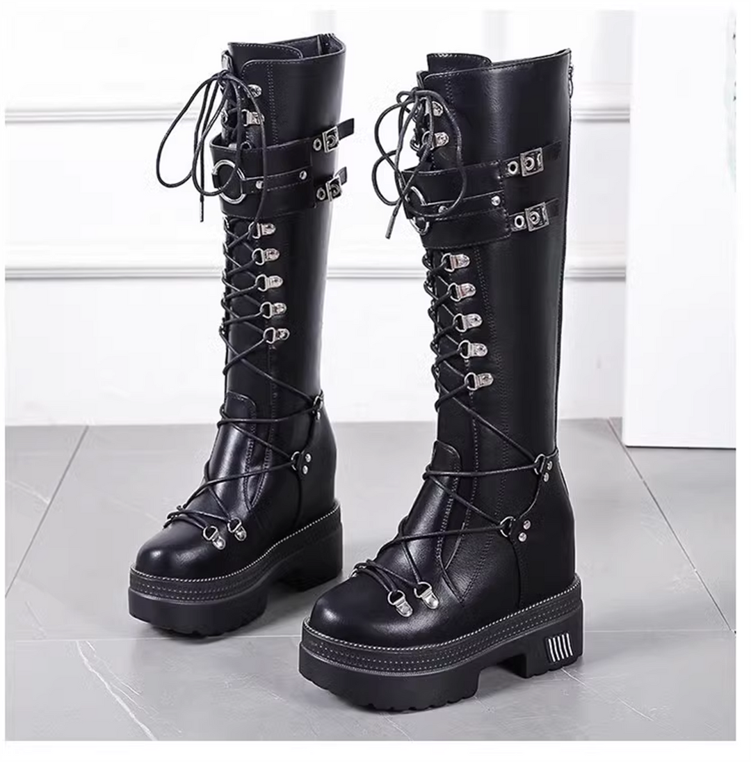 Hidden Heel Tall Boots