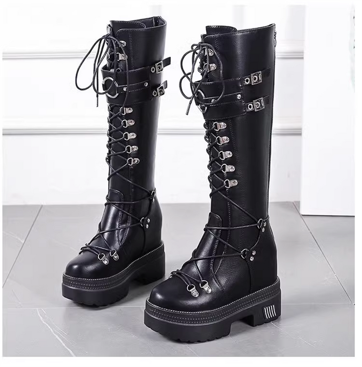 Hidden Heel Tall Boots