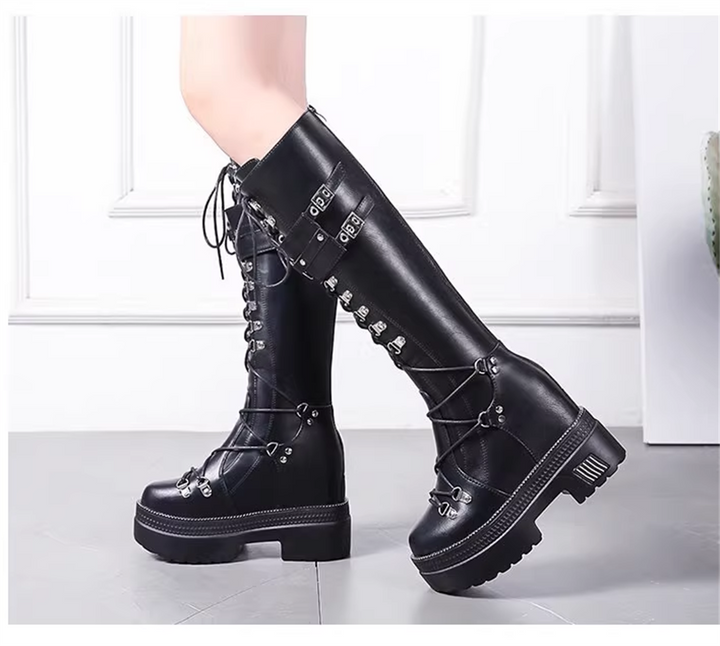 Hidden Heel Tall Boots