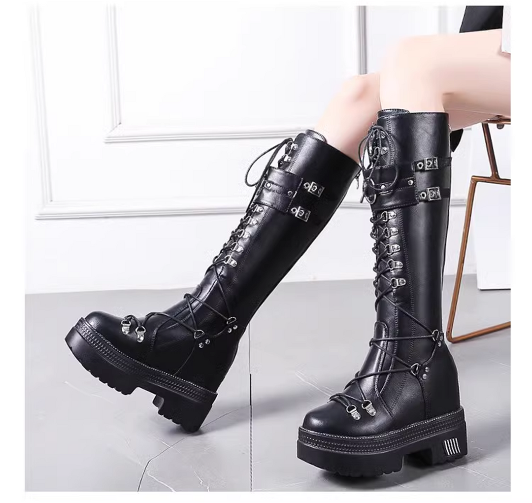 Hidden Heel Tall Boots