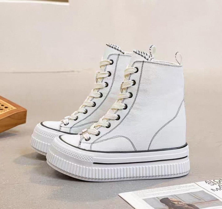 Hidden Heel Converse Boots