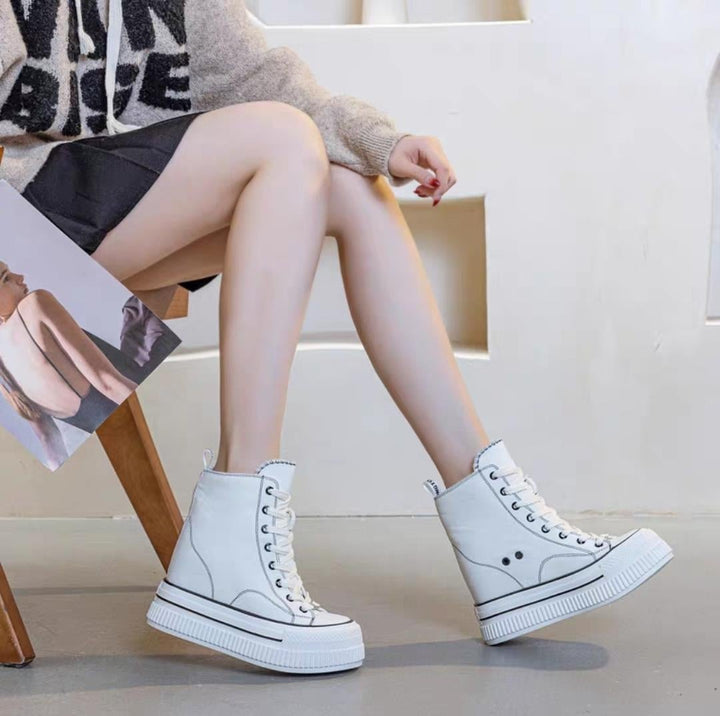 Hidden Heel Converse Boots