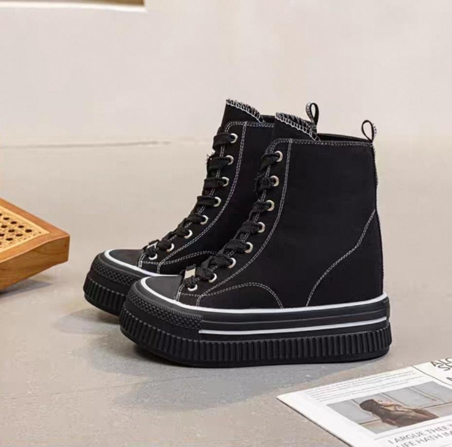 Hidden Heel Converse Boots