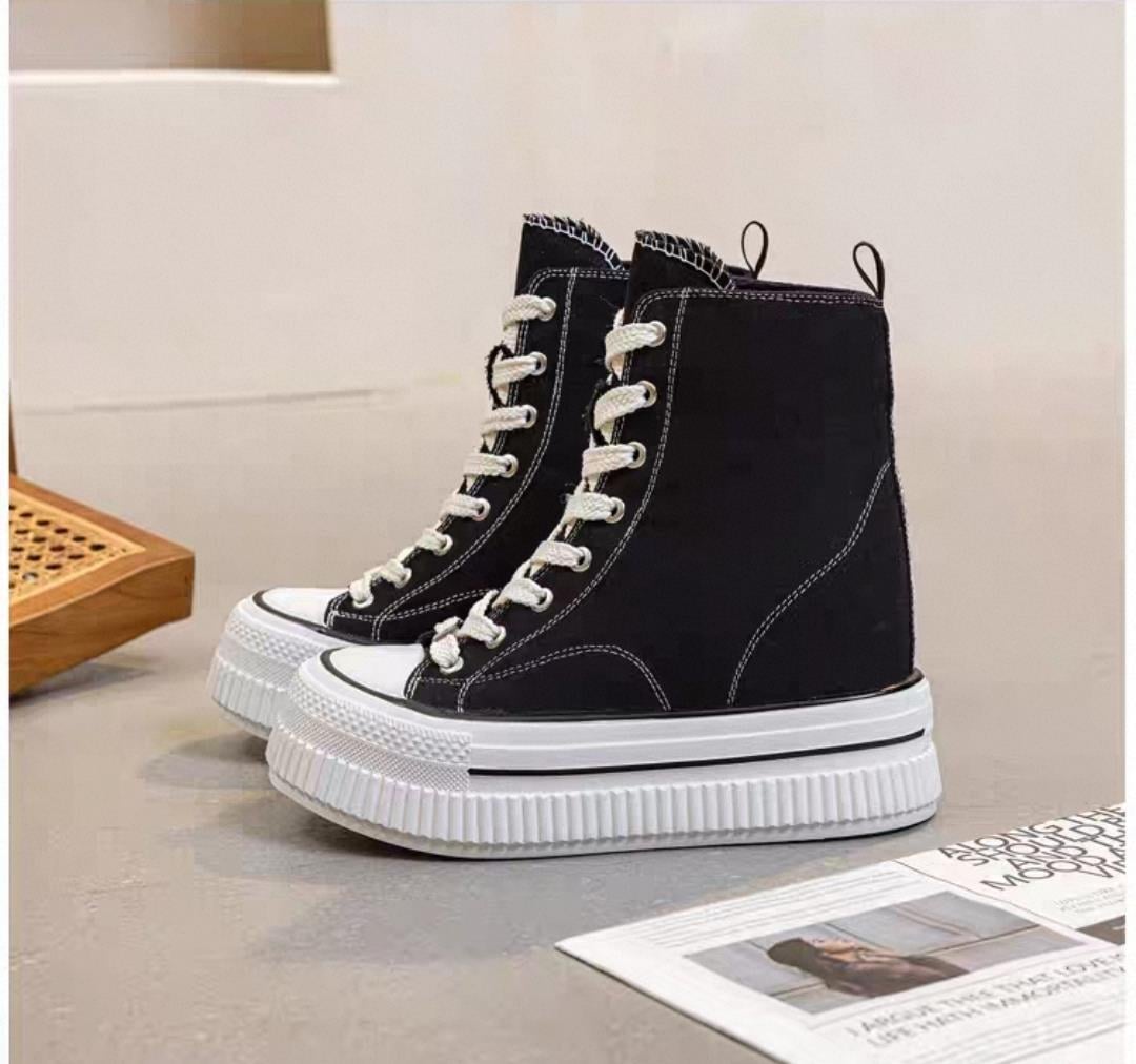 Hidden Heel Converse Boots