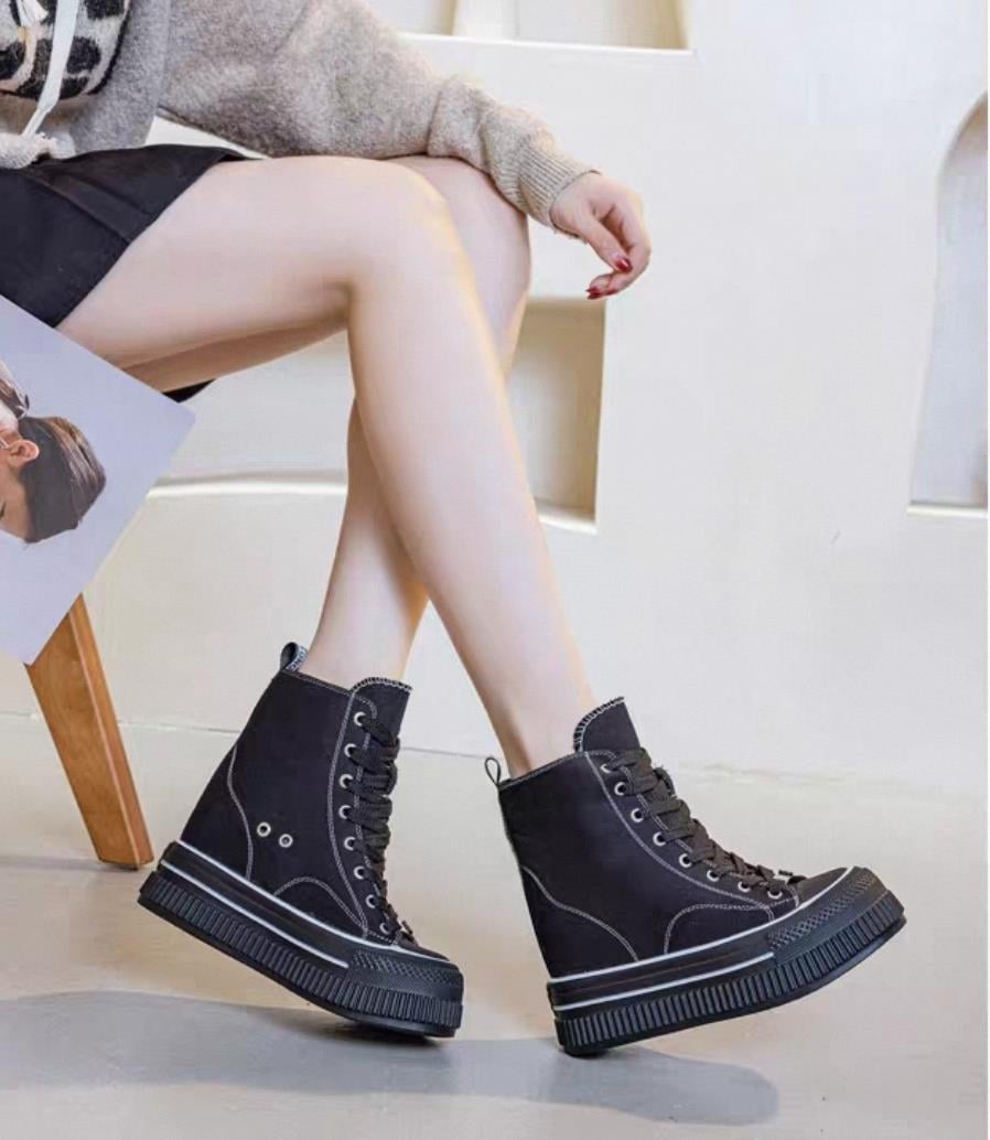 Hidden Heel Converse Boots