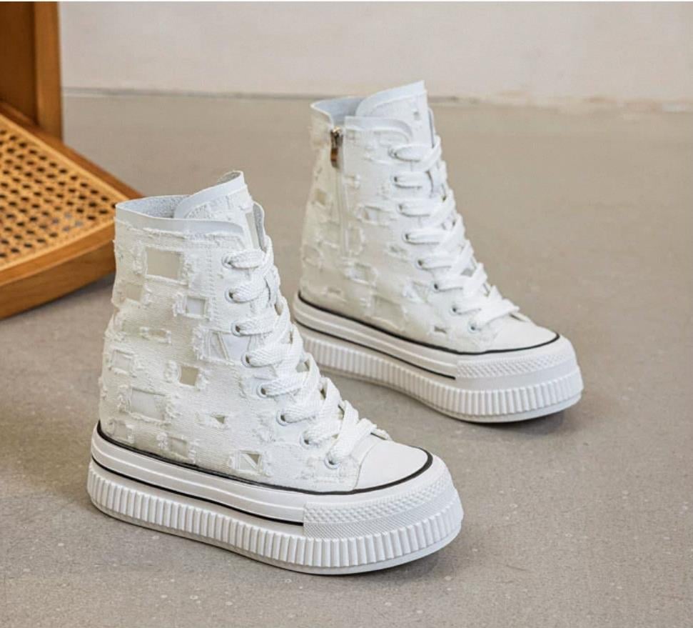 Hidden Heel Converse Boots
