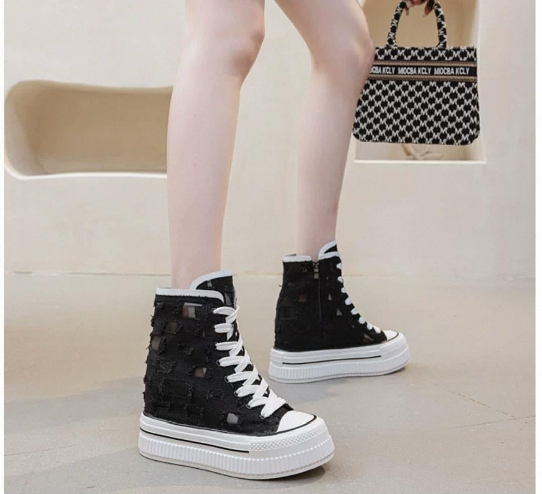 Hidden Heel Converse Boots