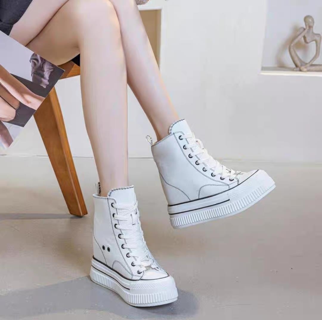 Hidden Heel Converse Boots