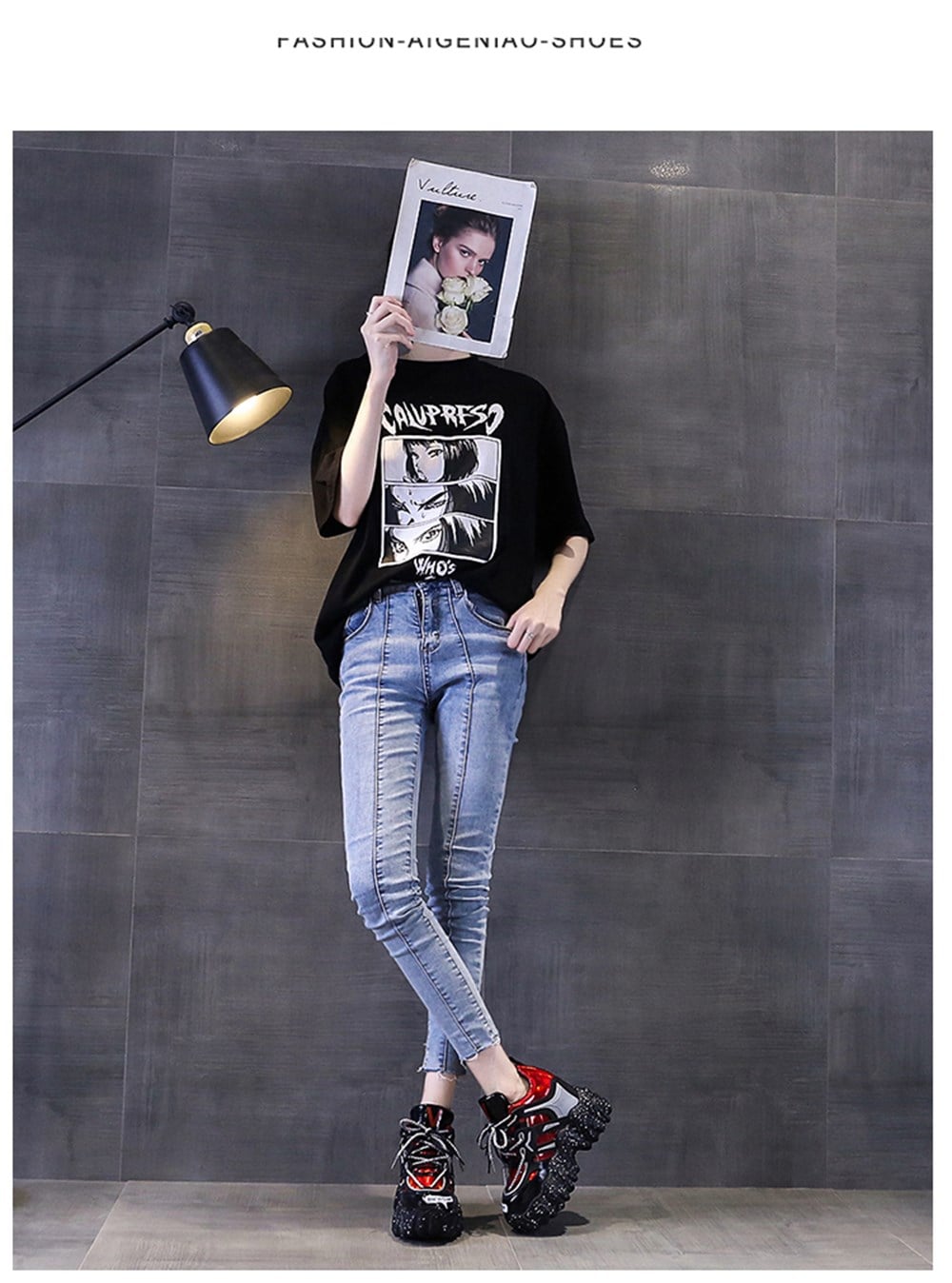 Hidden Heel Sneakers 4.0-inch