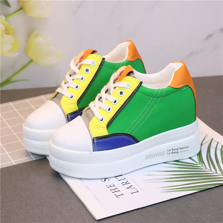 İçten Platformlu Çok Renkli Spor Shoes