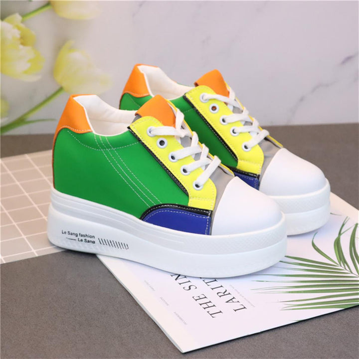İçten Platformlu Çok Renkli Spor Shoes