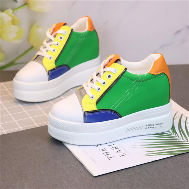 Internal Platform Multi Colorful Sneakers