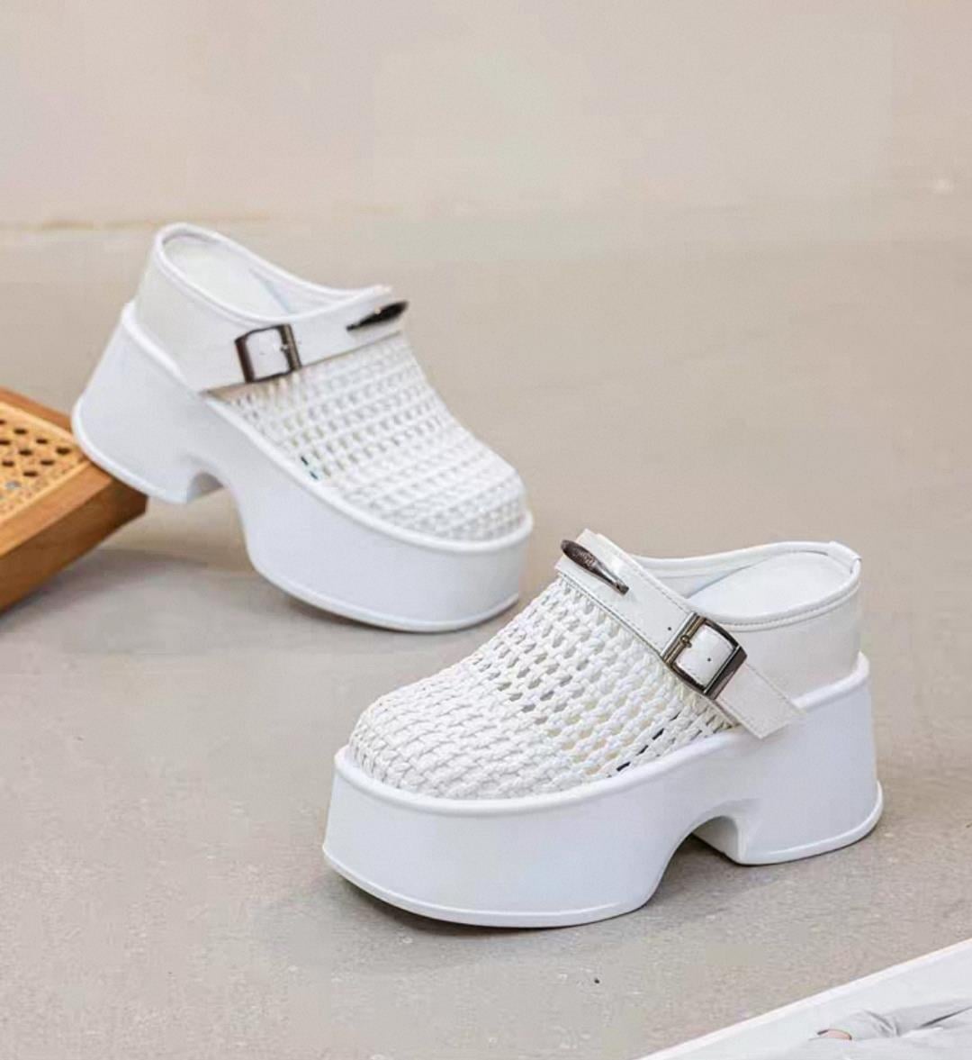 Platform Wedge Slippers